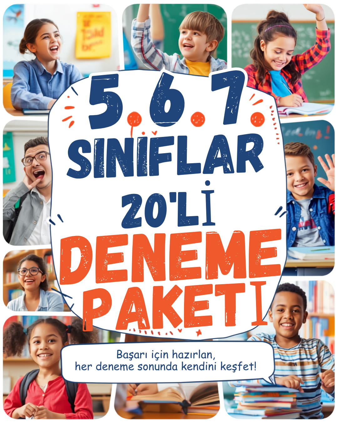 5, 6, 7. SINIFLAR 20'Lİ DENEME PAKETİ