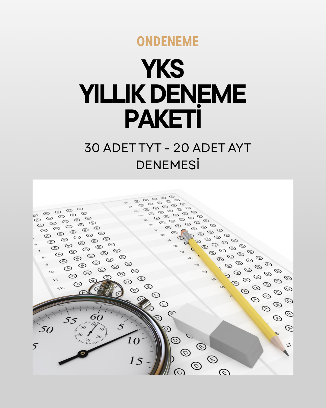 YKS YILLIK DENEME PAKETİ